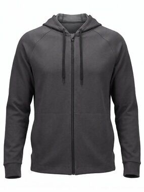 Rhone Spar Hoodie Mens Extra Large Gray Full Zip Athletic Hooded Sweatshirt